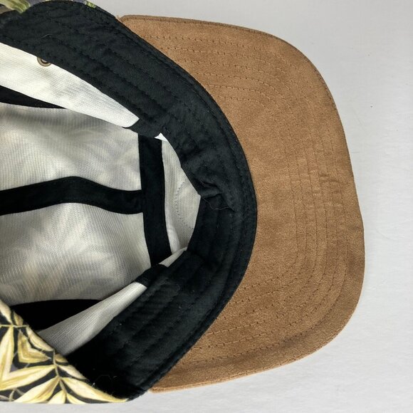 American Eagle 5 Panel Leaf Print Adjustable Hat - Picture 6 of 7